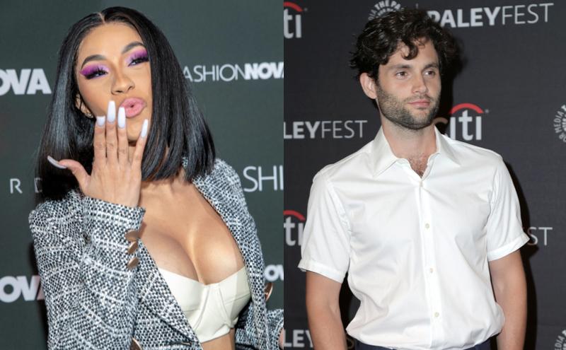 We’re obsessed with the newfound Twitter friendship between Penn Badgley and Cardi B