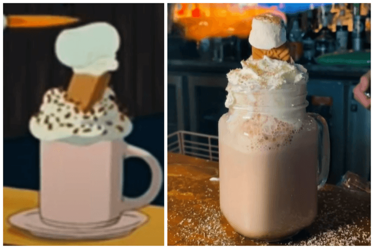Remember the Flanders hot chocolate from The Simpsons Movie? You can now get it for real!