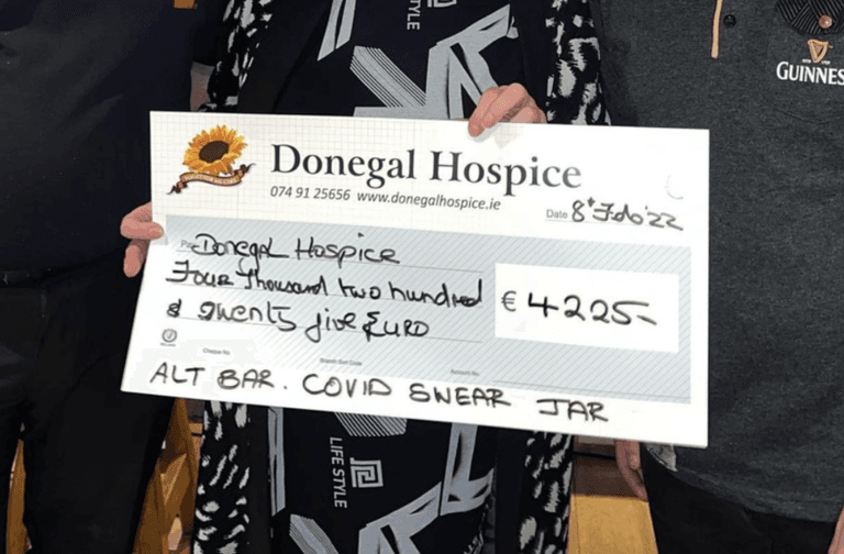 Donegal pub raises over €4,000 with Covid swear jar
