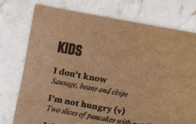 This Kildare eatery has a gas new kids menu