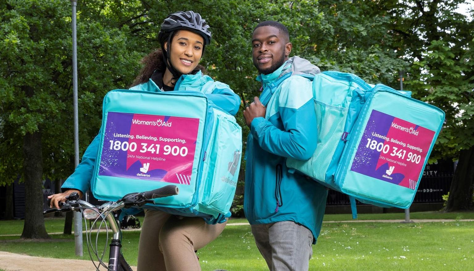 Deliveroo teams up with Women’s Aid to support the National Hotline