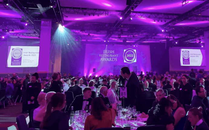 Check out the All Ireland winners at the final of the Irish Restaurant Awards