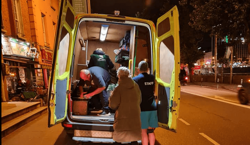 Sleeping bags left behind at EP given to homeless people