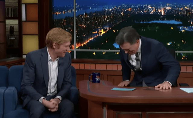 ‘Dom-nom-nall’ Gleeson calls out Stephen Colbert for name mispronunciation 