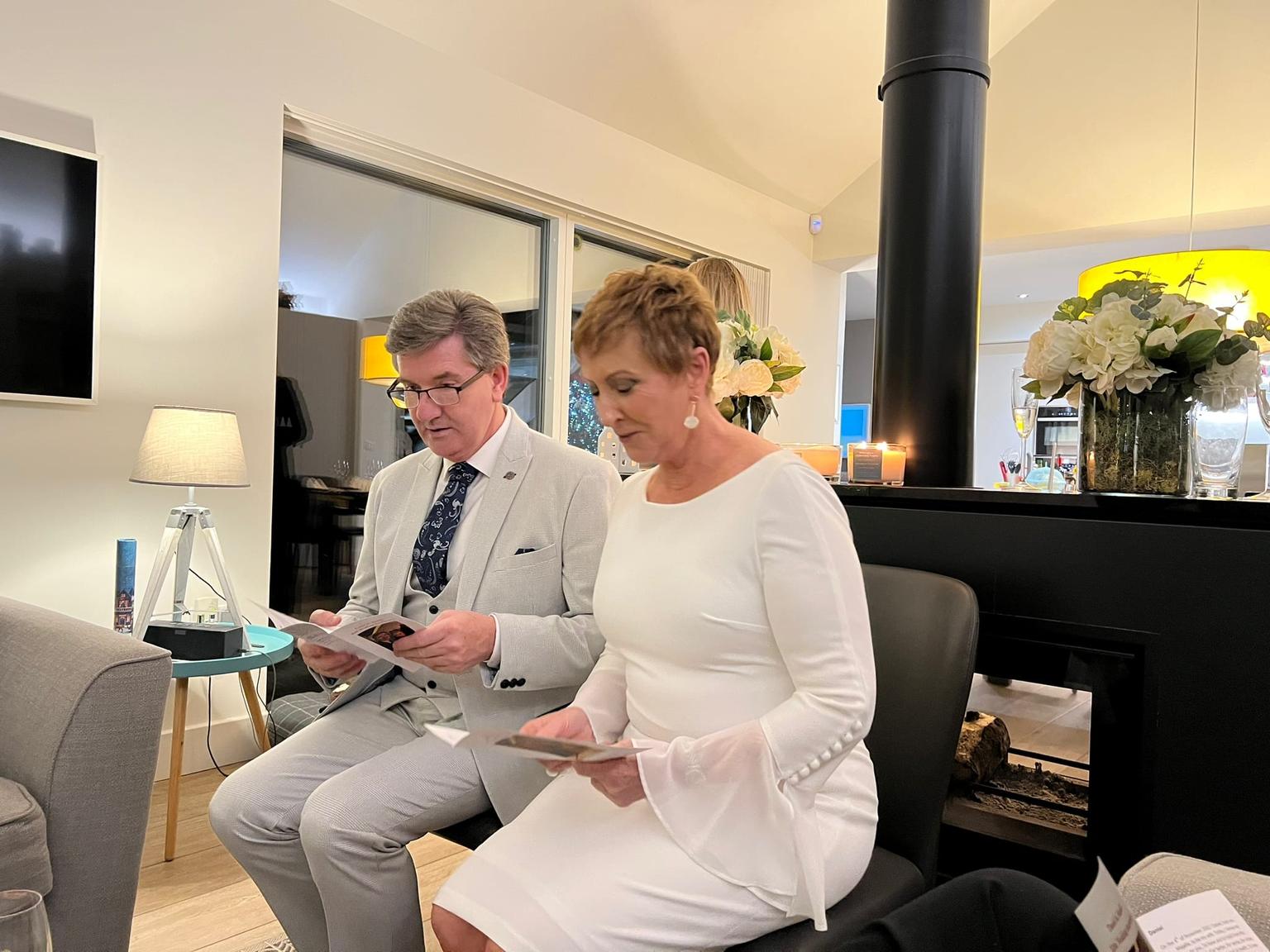 Daniel O’Donnell and Majella renew wedding vows after ‘a wonderful 20 years of marriage’