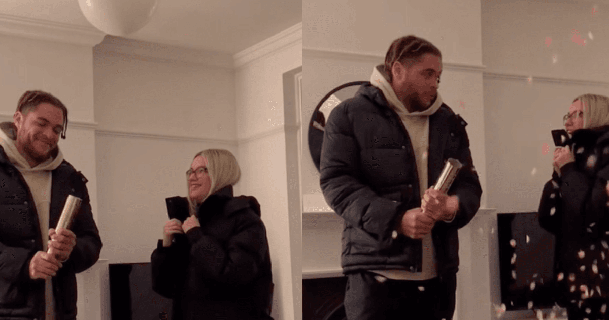 WATCH: Woman’s gender reveal goes wrong after she forgets her partner is colour blind