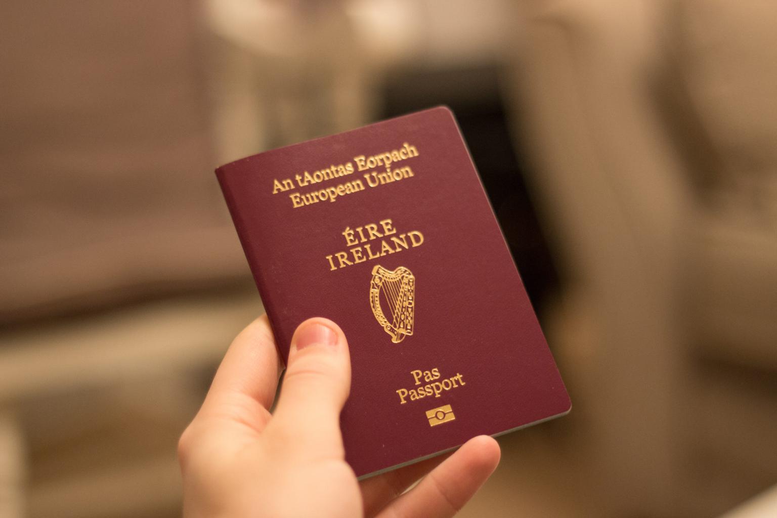 The Irish passport is one of the most powerful in the world, data shows