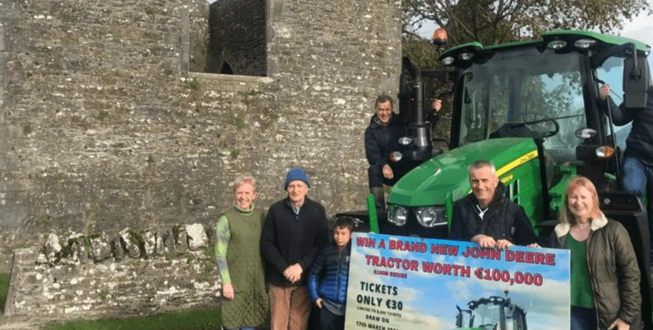 Dog wins tractor worth €100k in a Laois raffle