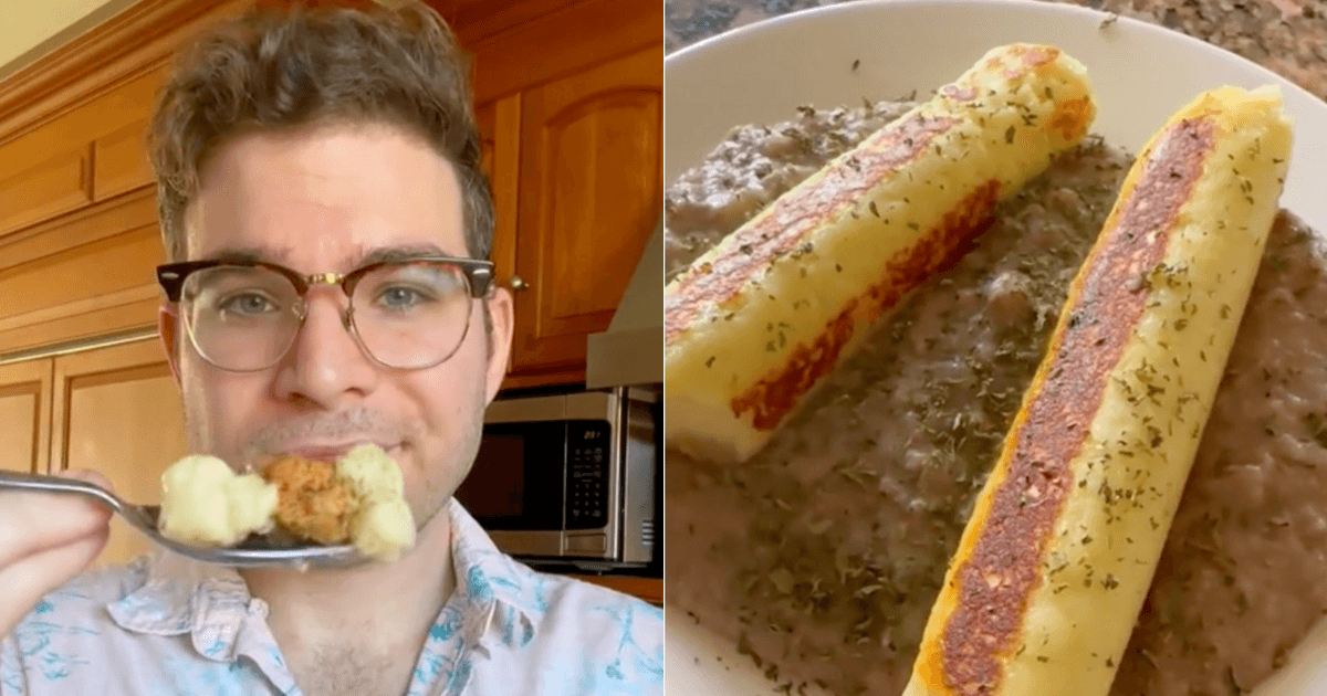 TikTok chef recreates classic dishes, making ‘mangers and bash’ and ‘teans on boast’
