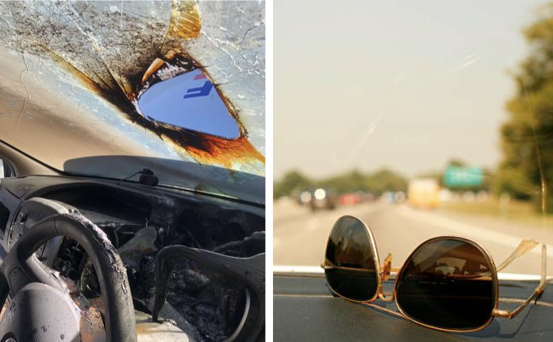 Fire service issues warning after sunglasses cause car blaze