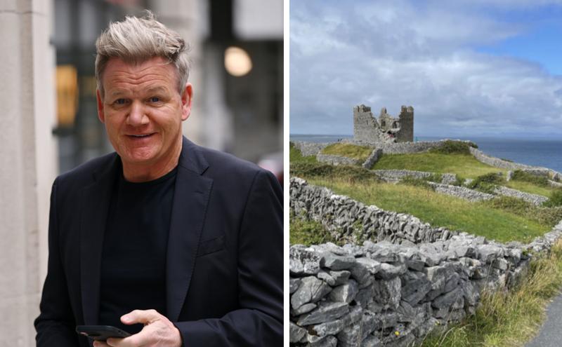 Gordon Ramsay visits Galway ice cream shop and films on Inis Oírr