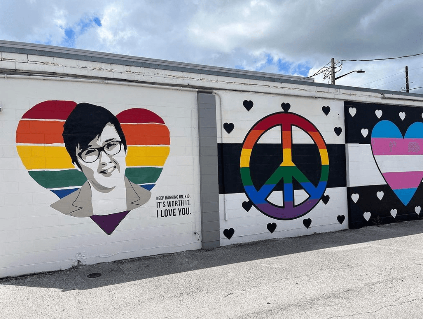 Lyra McKee mural in Florida repainted following hateful vandalism
