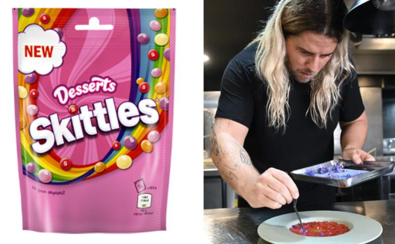 Michelin-starred chef recreates classic desserts using Skittles