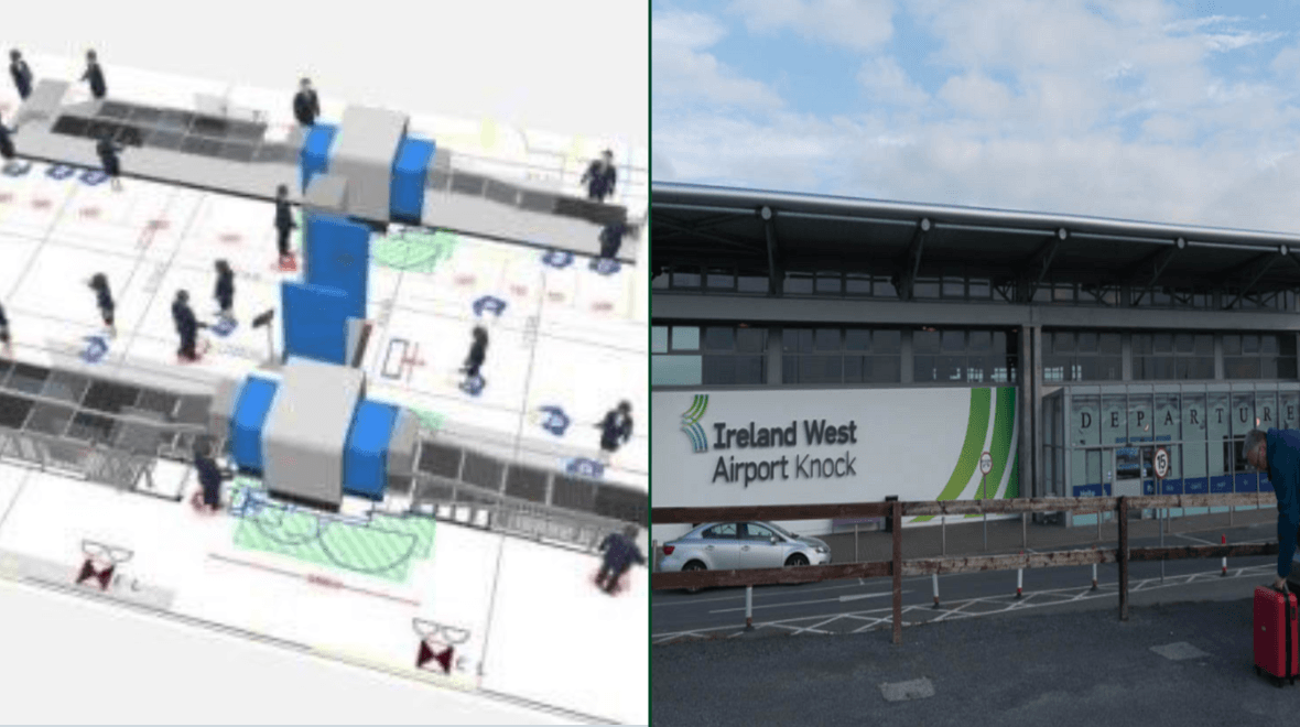 Knock Airport install new security tech to avoid the need to remove liquids from bags