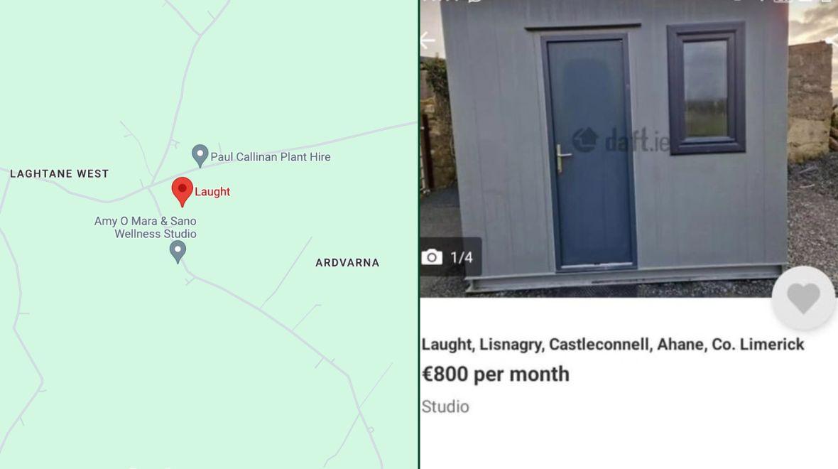 Enterprising landlord advertises portable ‘shed’ for rent on Limerick farm
