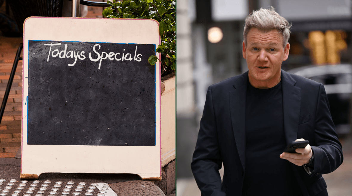 Gordon Ramsay spills the tea on what you should never order in a restaurant