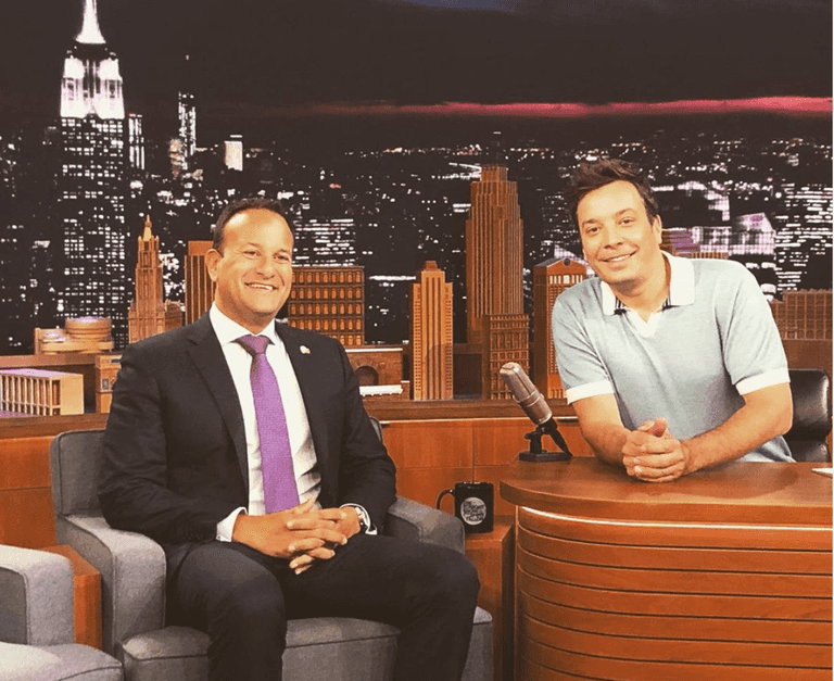 Leo Varadkar Met Jimmy Fallon On His Recent Trip To The U.S. Leo Varadkar Met Jimmy Fallon On His Recent Trip To The U.S.