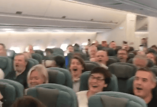 Ireland fans en route to Tokyo for All Blacks quarter-final belt out Ireland’s Call Ireland fans en route to Tokyo for All Blacks quarter-final belt out Ireland’s Call
