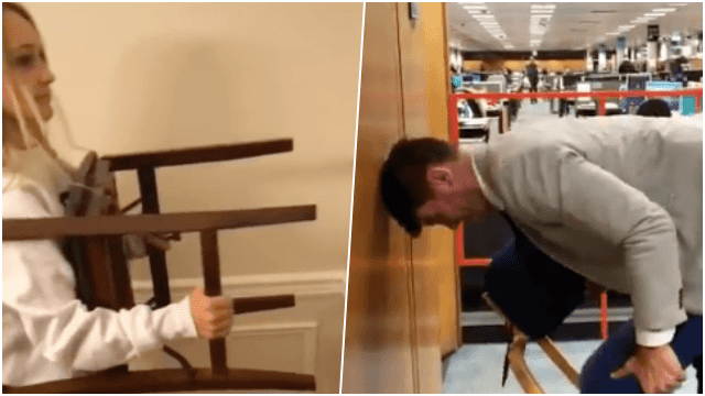 TikTok chair challenge that only women can do goes viral TikTok chair challenge that only women can do goes viral