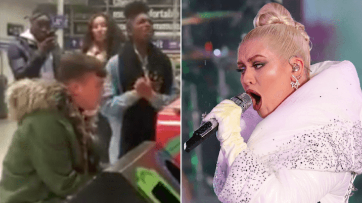 ‘Love you guys’ – Christina Aguilera shares viral video of teens singing at Connolly Station ‘Love you guys’ – Christina Aguilera shares viral video of teens singing at Connolly Station