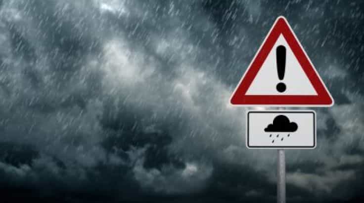 Weather warning issued for five counties with risk of thunder and flooding Weather warning issued for five counties with risk of thunder and flooding