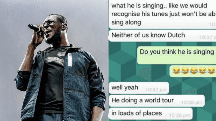 Stormzy shares hilarious text exchange as his world tour tickets are released Stormzy shares hilarious text exchange as his world tour tickets are released