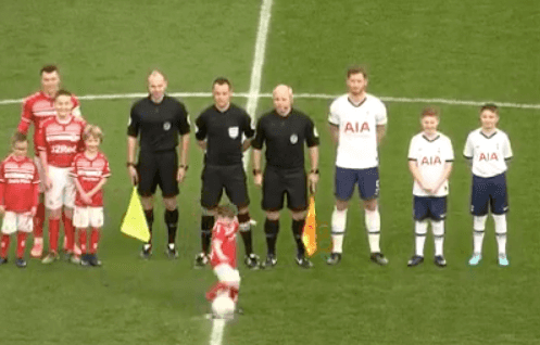 WATCH: Robbie Keane’s son has enough of pre-match formalities and heads for goal WATCH: Robbie Keane’s son has enough of pre-match formalities and heads for goal