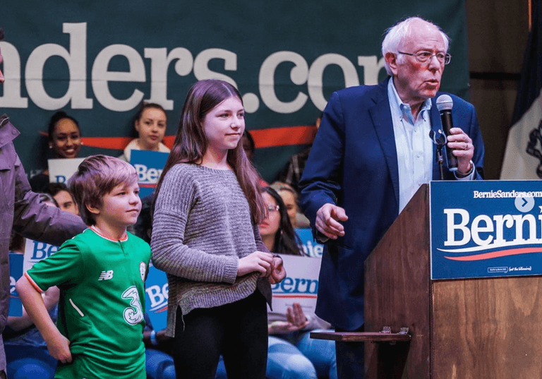 Bernie Sanders’ grandson rocks an Ireland football jersey Bernie Sanders’ grandson rocks an Ireland football jersey