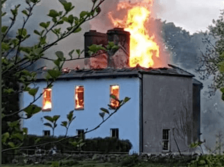 Mayo “Architectural Treasure” Bridgemount House destroyed by fire Mayo “Architectural Treasure” Bridgemount House destroyed by fire