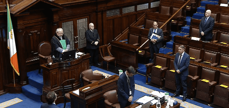 Dail holds minute’s silence for those affected by racism Dail holds minute’s silence for those affected by racism
