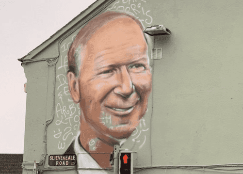 A lovely Jack Charlton mural has popped up in Waterford A lovely Jack Charlton mural has popped up in Waterford