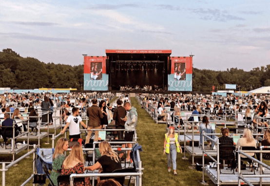 PICS: The UK’s first socially distanced concert drew plenty of praise last night PICS: The UK’s first socially distanced concert drew plenty of praise last night