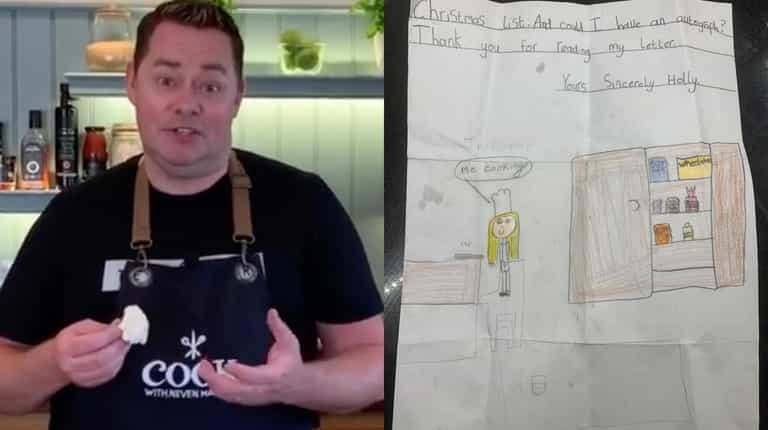 Neven Maguire shares heartwarming letter he received from a budding young chef Neven Maguire shares heartwarming letter he received from a budding young chef
