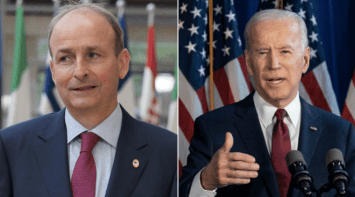 Micheál Martin quickly deletes tweet saying he was just off the phone to Joe Biden Micheál Martin quickly deletes tweet saying he was just off the phone to Joe Biden