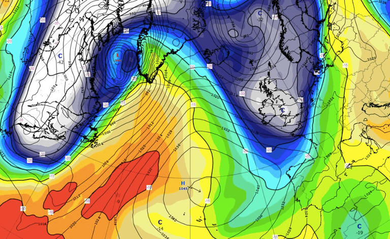 Met Éireann give details of “polar air-mass” with temperatures of -32C over Ireland Met Éireann give details of “polar air-mass” with temperatures of -32C over Ireland
