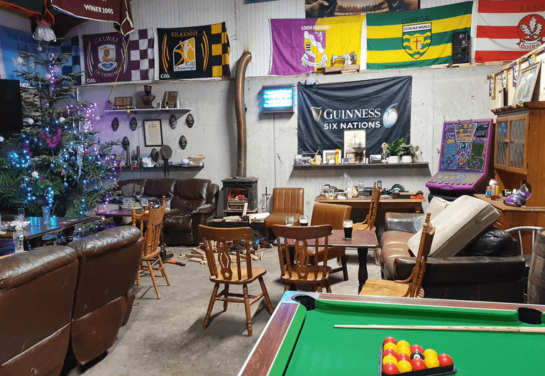 Investigation underway after discovery of shed with ‘all the trappings of a traditional pub’ in Co Kildare Investigation underway after discovery of shed with ‘all the trappings of a traditional pub’ in Co Kildare