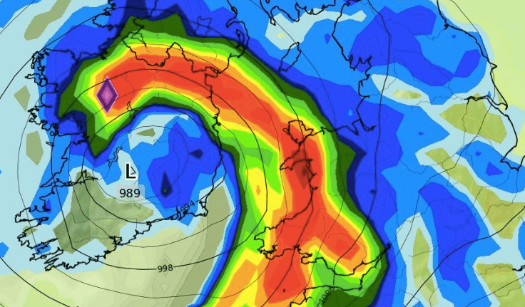 Expert says there’s “nasty” weather on the way culminating in a wet and windy Bank Holiday weekend Expert says there’s “nasty” weather on the way culminating in a wet and windy Bank Holiday weekend