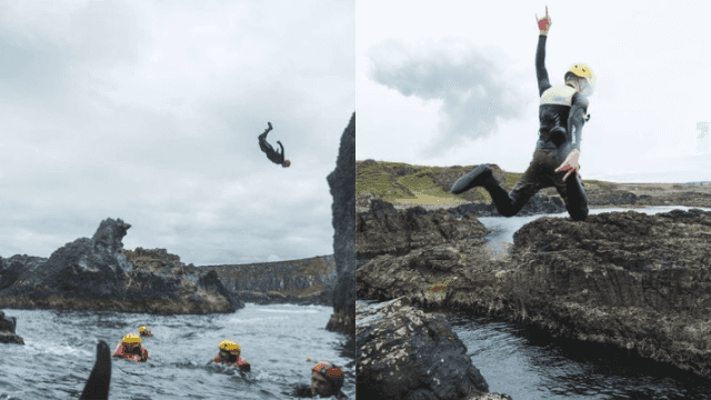Did you know you can go cliff jumping near the Giant’s Causeway? Did you know you can go cliff jumping near the Giant’s Causeway?
