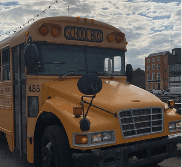 Check out this yellow schoolbus in Drogheda serving burgers, wings and nachos Check out this yellow schoolbus in Drogheda serving burgers, wings and nachos