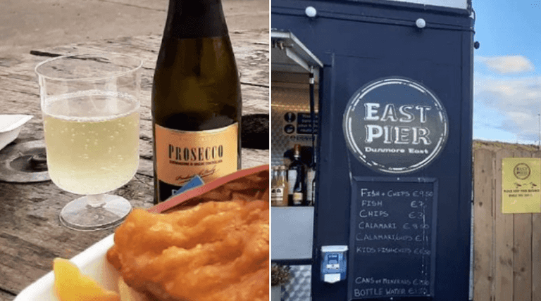 Combine Ireland’s nicest fish and chips with a drop of Prosecco at this seaside spot Combine Ireland’s nicest fish and chips with a drop of Prosecco at this seaside spot