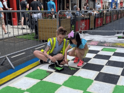 This newly pedestrianised street in Cork City is getting an artistic makeover This newly pedestrianised street in Cork City is getting an artistic makeover