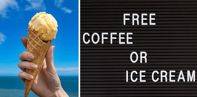 This ice-cream van is giving away free ice-cream to anyone named Nicole or Stephen This ice-cream van is giving away free ice-cream to anyone named Nicole or Stephen