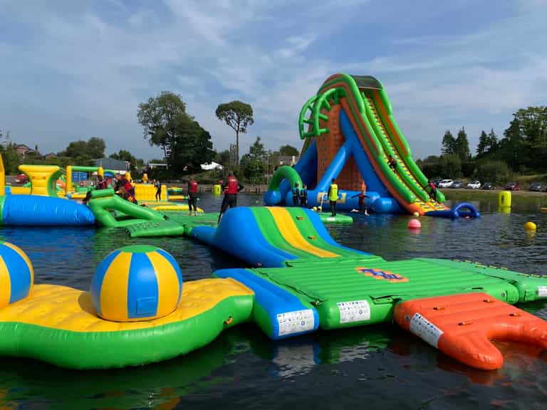 Planning a staycation in Northern Ireland? This water park on a lake is an absolute must Planning a staycation in Northern Ireland? This water park on a lake is an absolute must