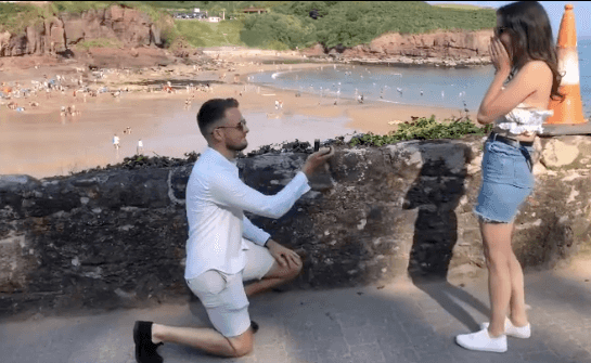 WATCH: This proposal in Dunmore East over the weekend was written in the sand WATCH: This proposal in Dunmore East over the weekend was written in the sand