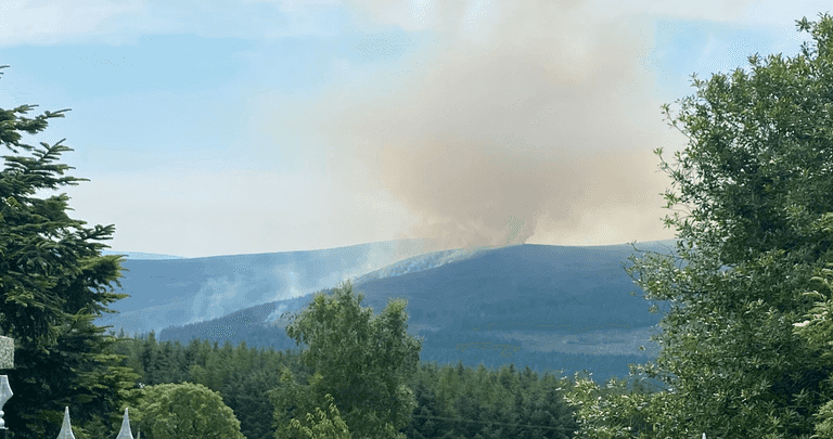Fire services battling blaze in Wicklow Mountains since 1 this morning Fire services battling blaze in Wicklow Mountains since 1 this morning
