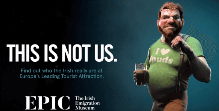 EPIC Museum unveil new campaign to challenge Irish stereotypes EPIC Museum unveil new campaign to challenge Irish stereotypes