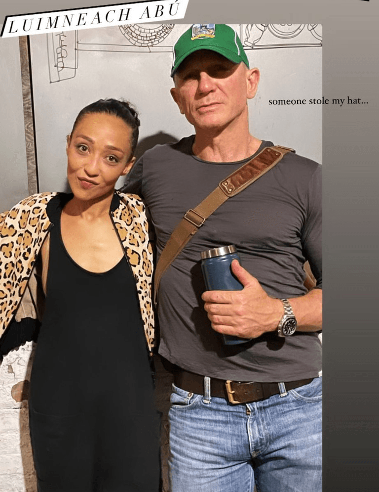 Daniel Craig donned the right hat before the All Ireland Hurling final Daniel Craig donned the right hat before the All Ireland Hurling final