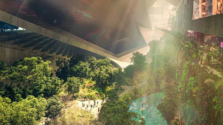 Meet ‘The Line’, the world’s future city complete with flying taxis and regulated micro-climate Meet ‘The Line’, the world’s future city complete with flying taxis and regulated micro-climate