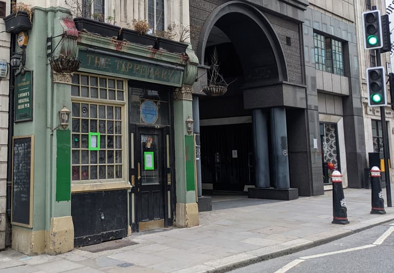 One of London’s oldest Irish Bars The Tipperary has closed One of London’s oldest Irish Bars The Tipperary has closed