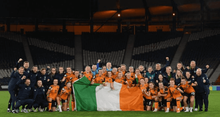 Ireland have qualified for first ever World Cup after Scotland win Ireland have qualified for first ever World Cup after Scotland win